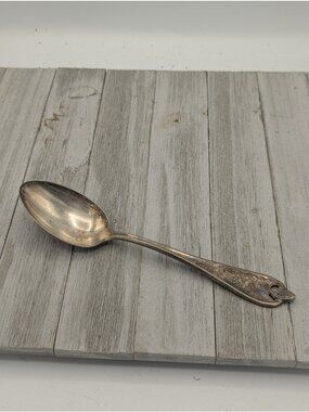 International 1847 Rogers Bros Old Colony Silverplated  Solid Serving Spoon